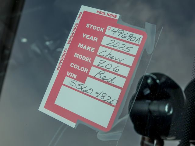 Used 2025 Chevrolet Corvette Z06 w/ Battery Protection Package image 27