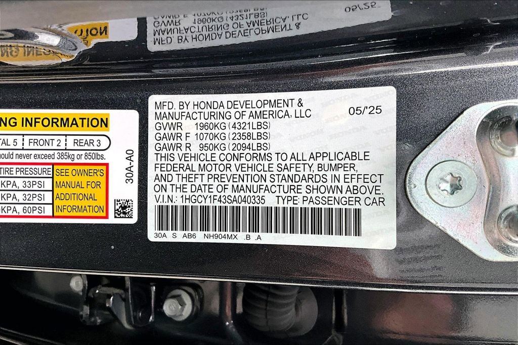 Used 2025 Honda Accord SE image 16