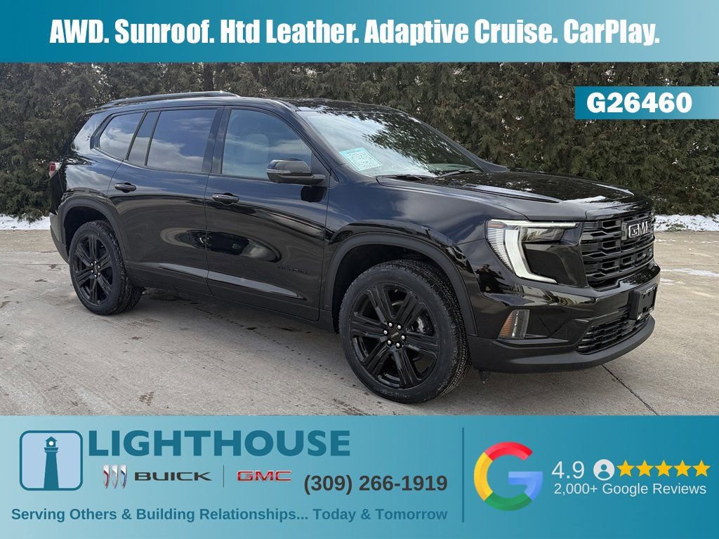 New 2026 GMC Acadia Elevation w/ Black Edition