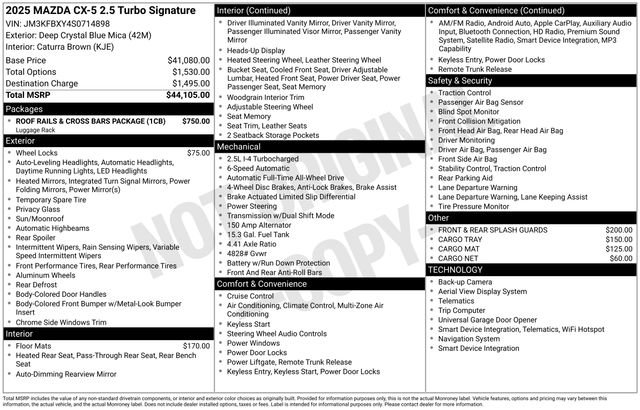 Certified 2025 MAZDA CX-5 Signature AWD/4WD image 33