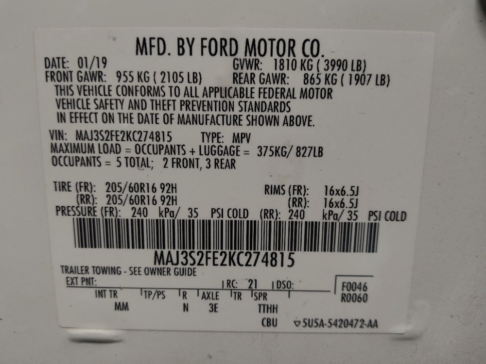 Used 2019 Ford EcoSport S FWD image 33