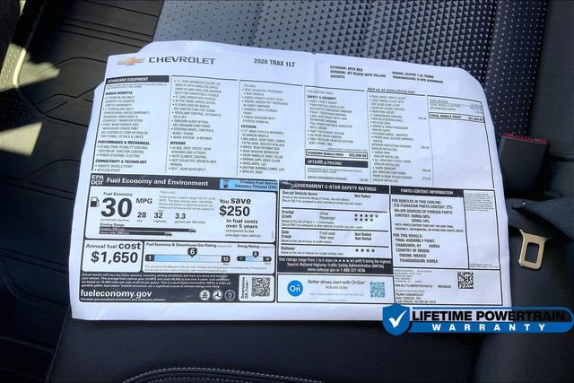 New 2026 Chevrolet Trax LT w/ Driver Confidence Package image 15