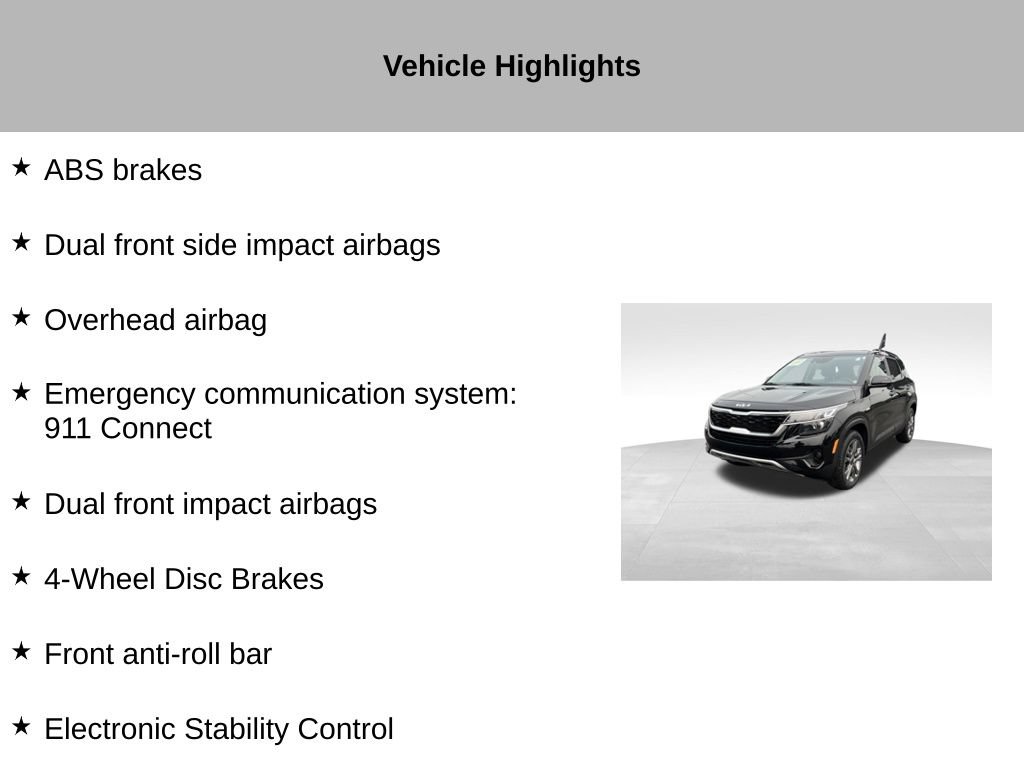 Certified 2023 Kia Seltos S w/ Navigation Package AWD/4WD image 37