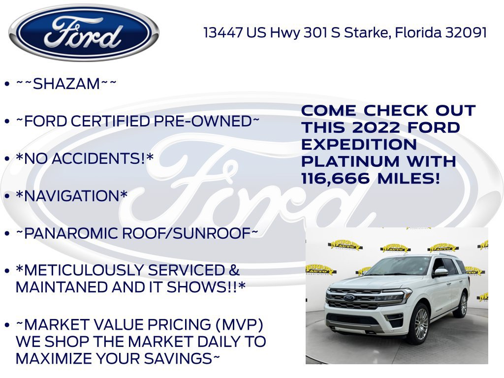 Used 2022 Ford Expedition Platinum AWD/4WD image 6