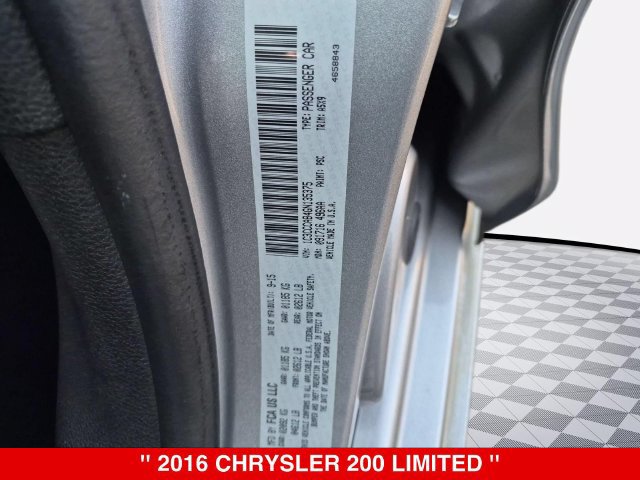 Used 2016 Chrysler 200 Limited w/ Anniversary Edition FWD image 38