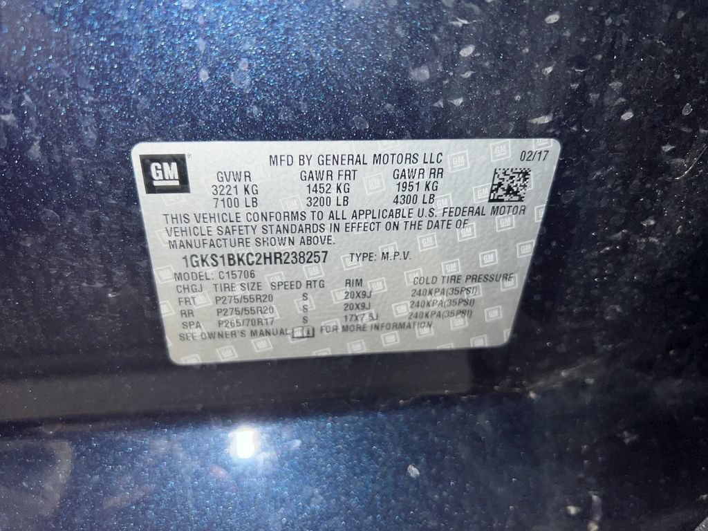 Used 2017 GMC Yukon SLT w/ HD Trailering Package RWD image 35