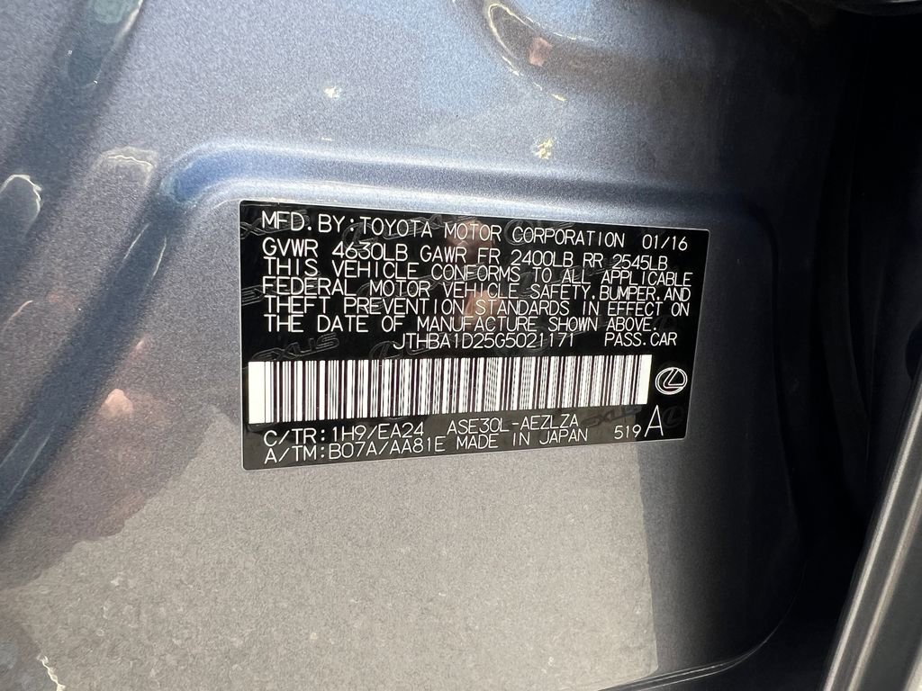 Used 2016 Lexus IS 200t w/ Navigation System Package image 43