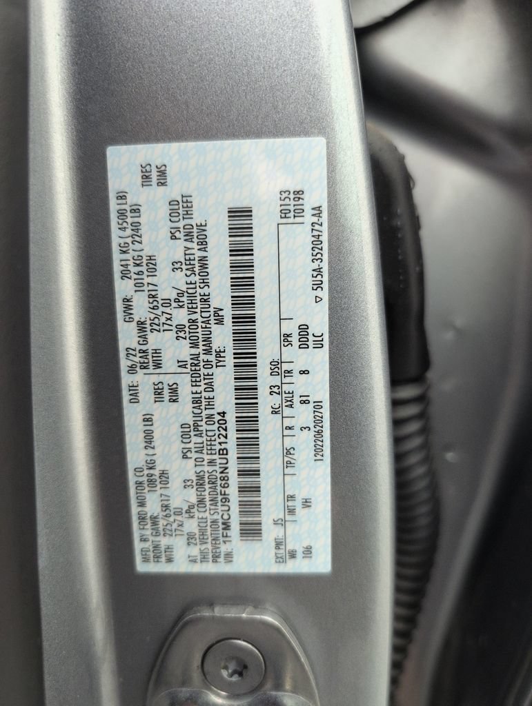 Certified 2022 Ford Escape S AWD/4WD image 41