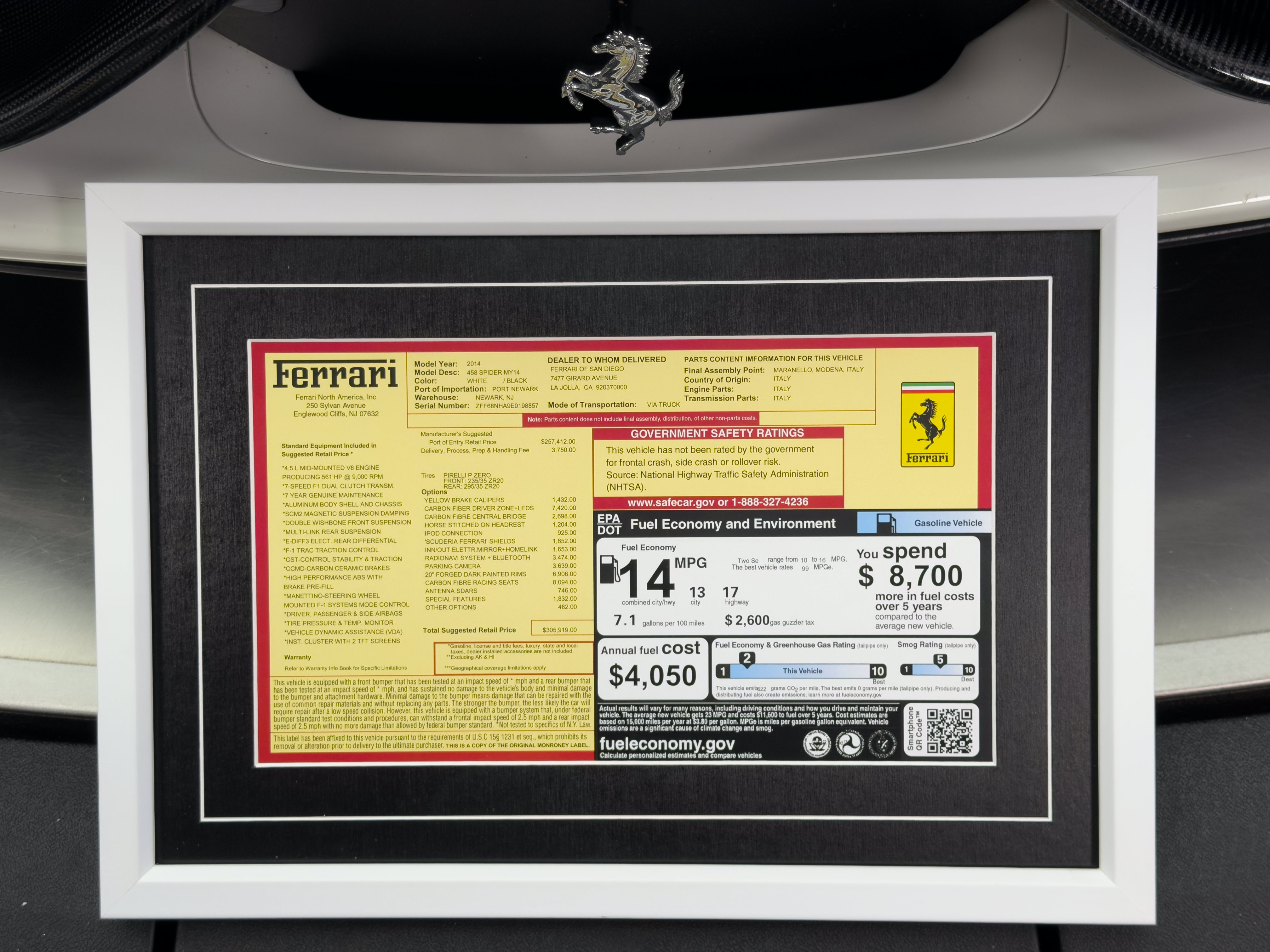 Used 2014 Ferrari 458 Spider RWD image 32