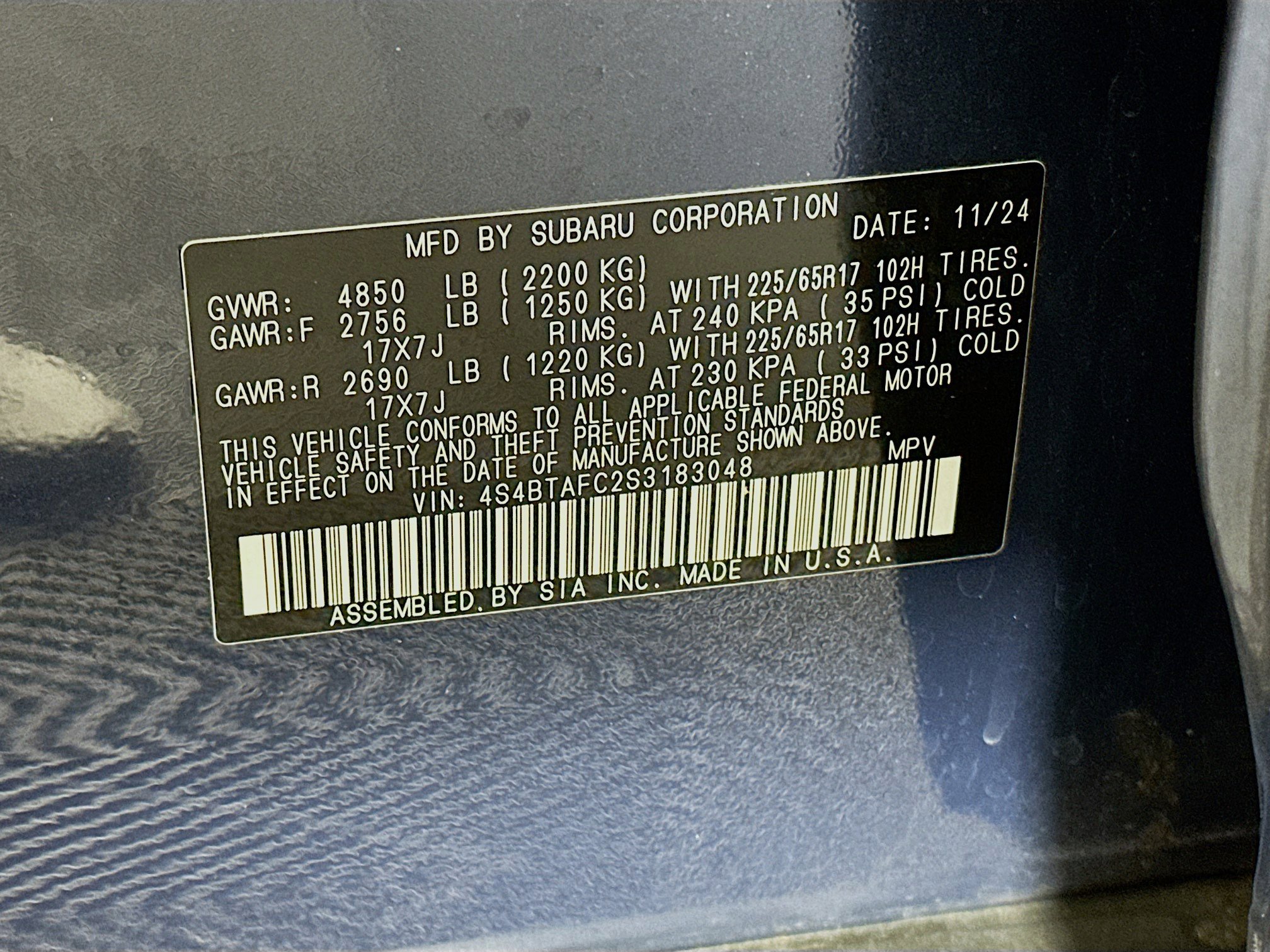 Used 2025 Subaru Outback Premium AWD/4WD image 12