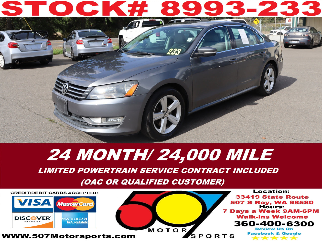 Used 2015 Volkswagen Passat 1.8T