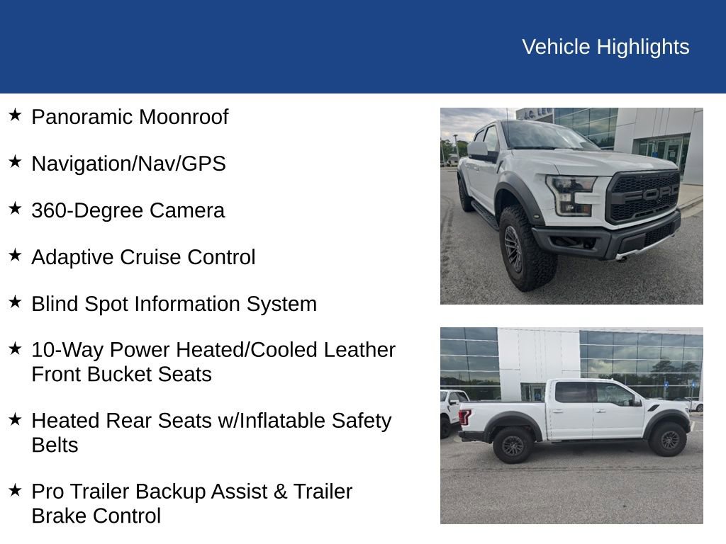 Used 2020 Ford F150 Raptor w/ Equipment Group 802A Luxury AWD/4WD image 9