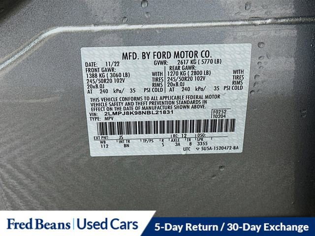 Used 2022 Lincoln Nautilus Reserve image 35