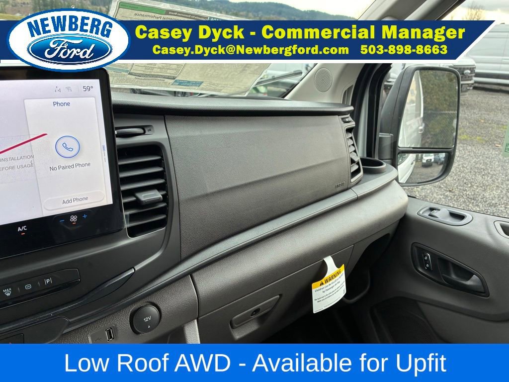 New 2026 Ford Transit 250 Low Roof AWD w/ Load Area Protection Package image 13