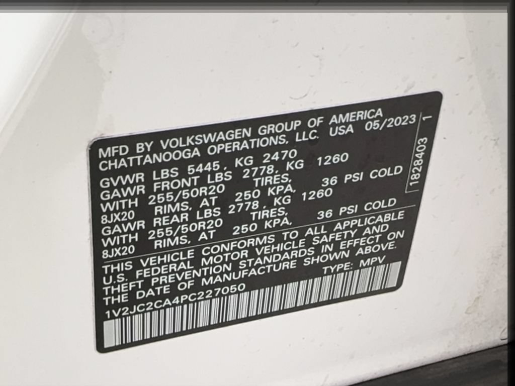 Used 2023 Volkswagen Atlas Cross Sport SE w/ Panoramic Sunroof Package FWD image 57