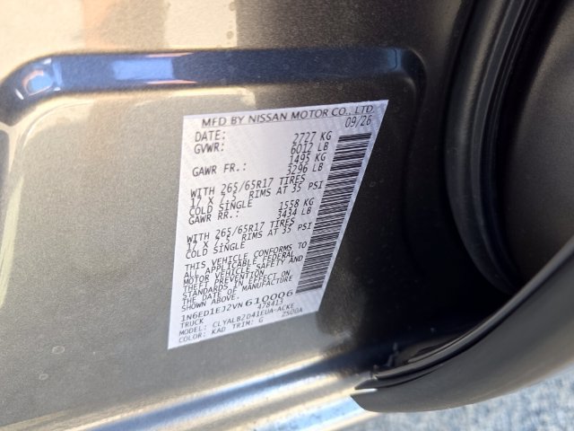 New 2027 Nissan Frontier SV RWD image 17