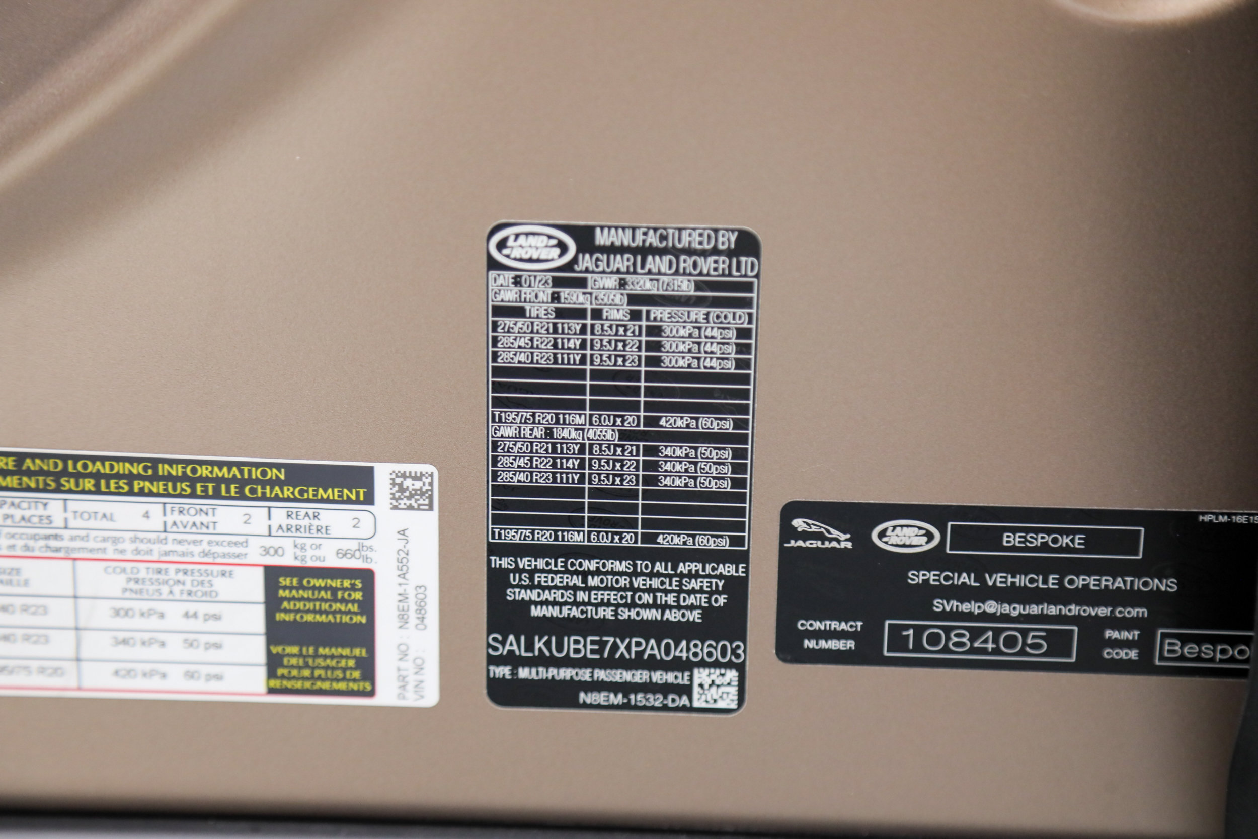 Used 2023 Land Rover Range Rover SV AWD/4WD image 43