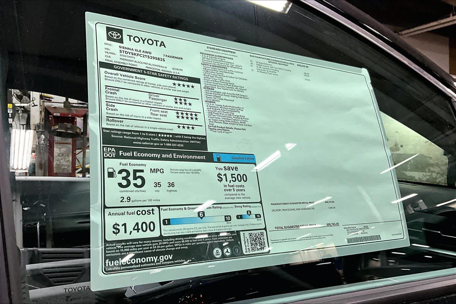 New 2026 Toyota Sienna XLE AWD/4WD image 19