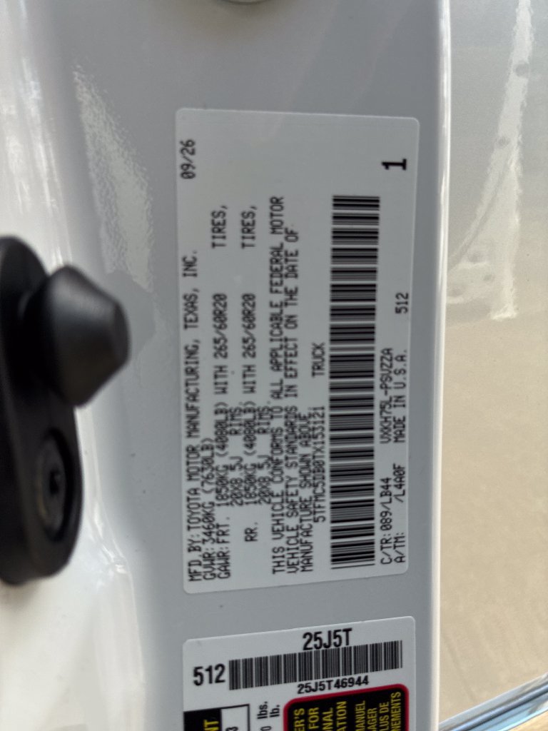 New 2026 Toyota Tundra 1794 Edition AWD/4WD image 36