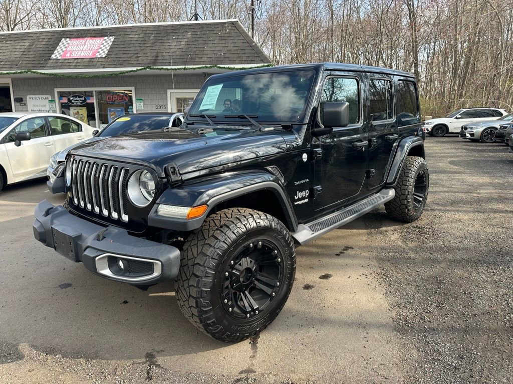 Used 2018 Jeep Wrangler Unlimited Sahara w/ Dual Top Group AWD/4WD image 1