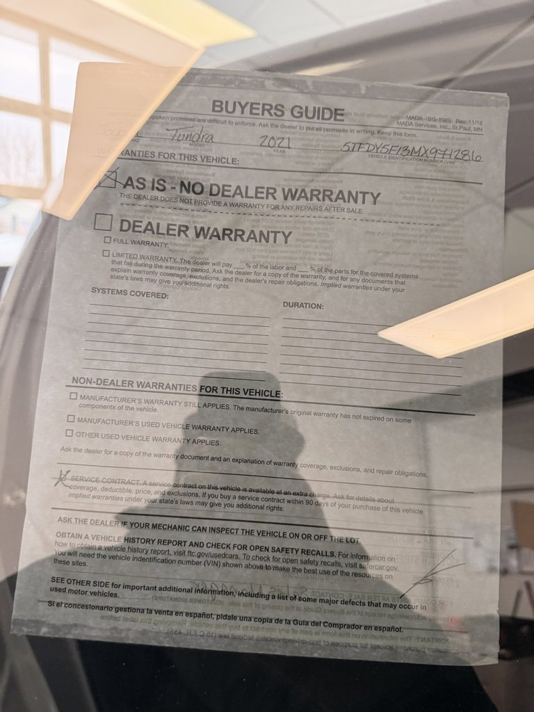 Certified 2021 Toyota Tundra SR5 image 26