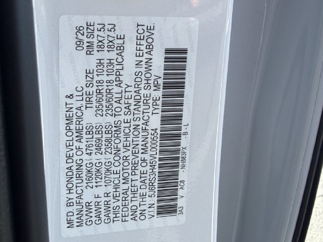 New 2027 Honda CR-V EX image 33