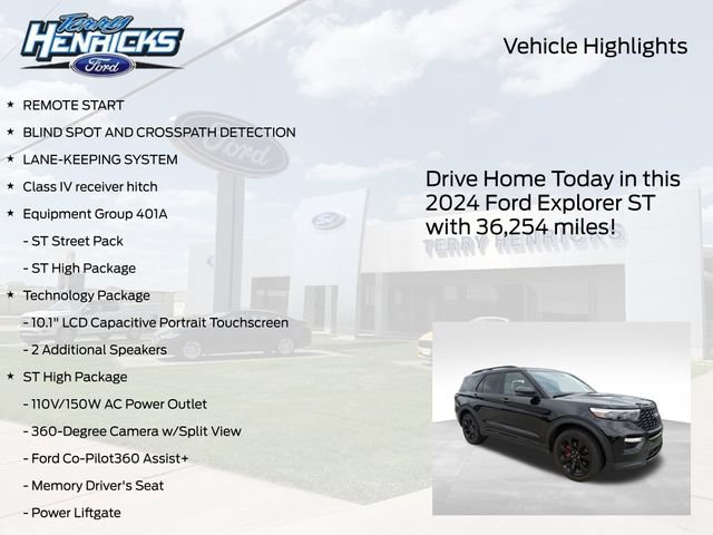 Used 2024 Ford Explorer ST w/ Technology Package AWD/4WD image 4