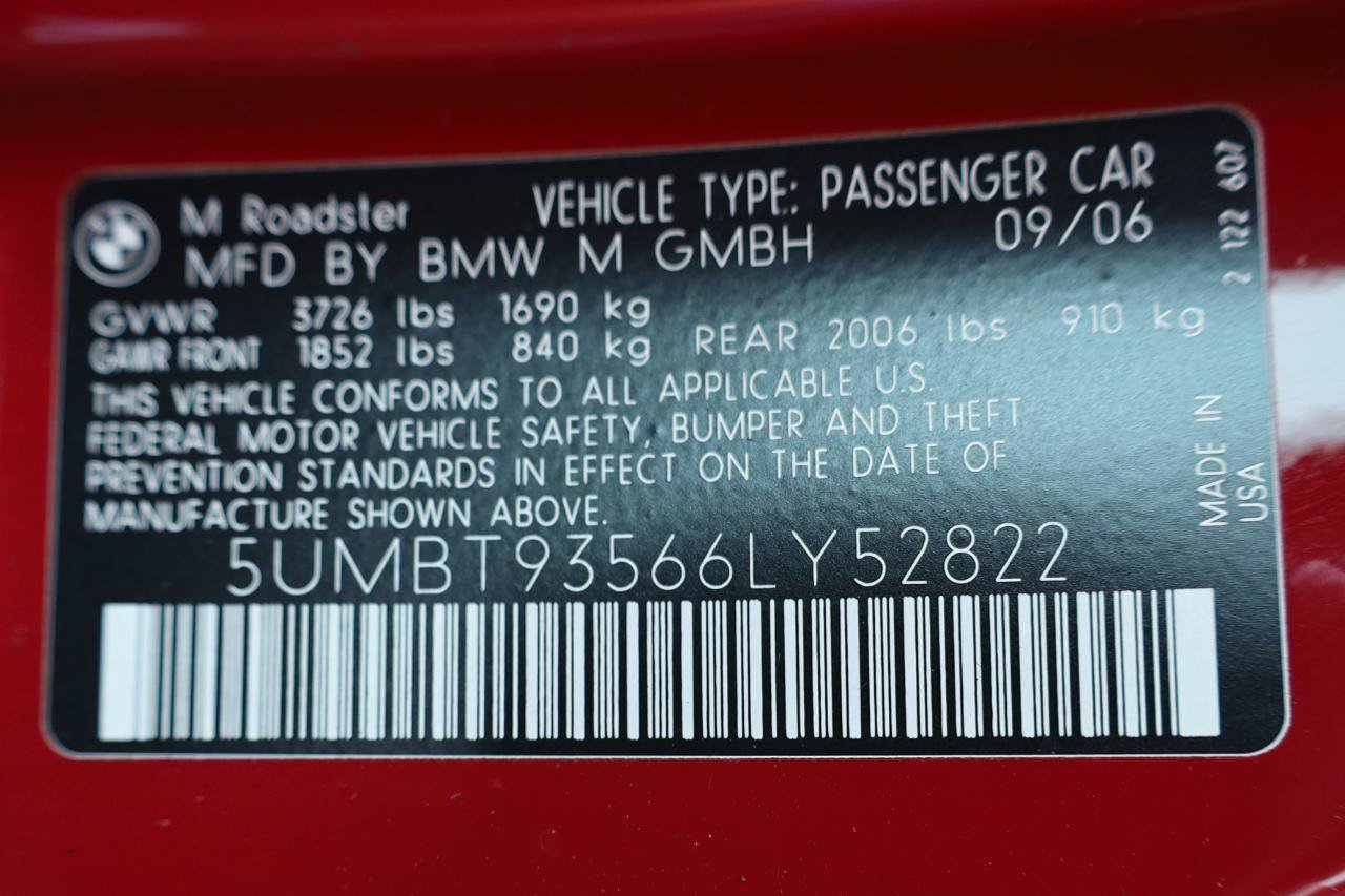 Used 2006 BMW M Roadster RWD image 23