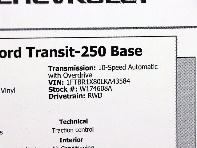 Used 2020 Ford Transit 250 148 High Roof image 31