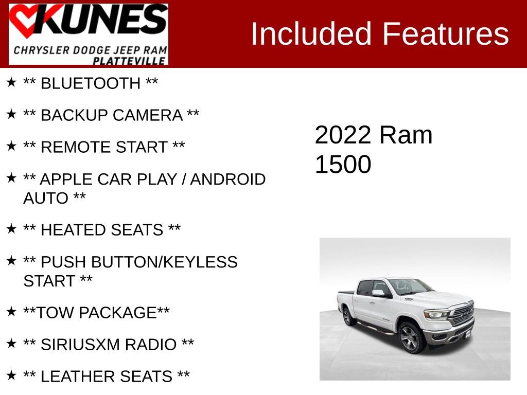 Used 2022 RAM 1500 Laramie image 2