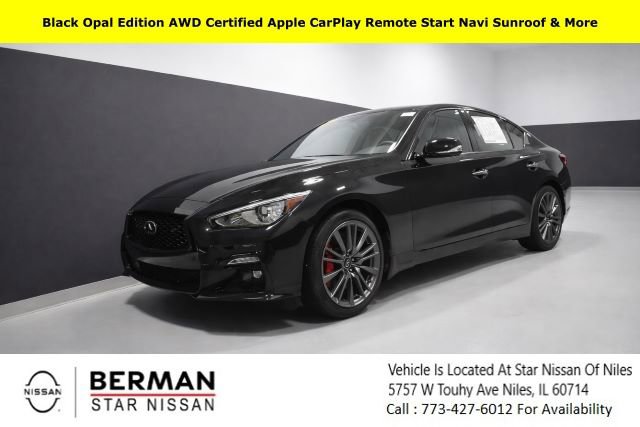 Used 2023 INFINITI Q50 Red Sport 400 w/ Black Opal Edition