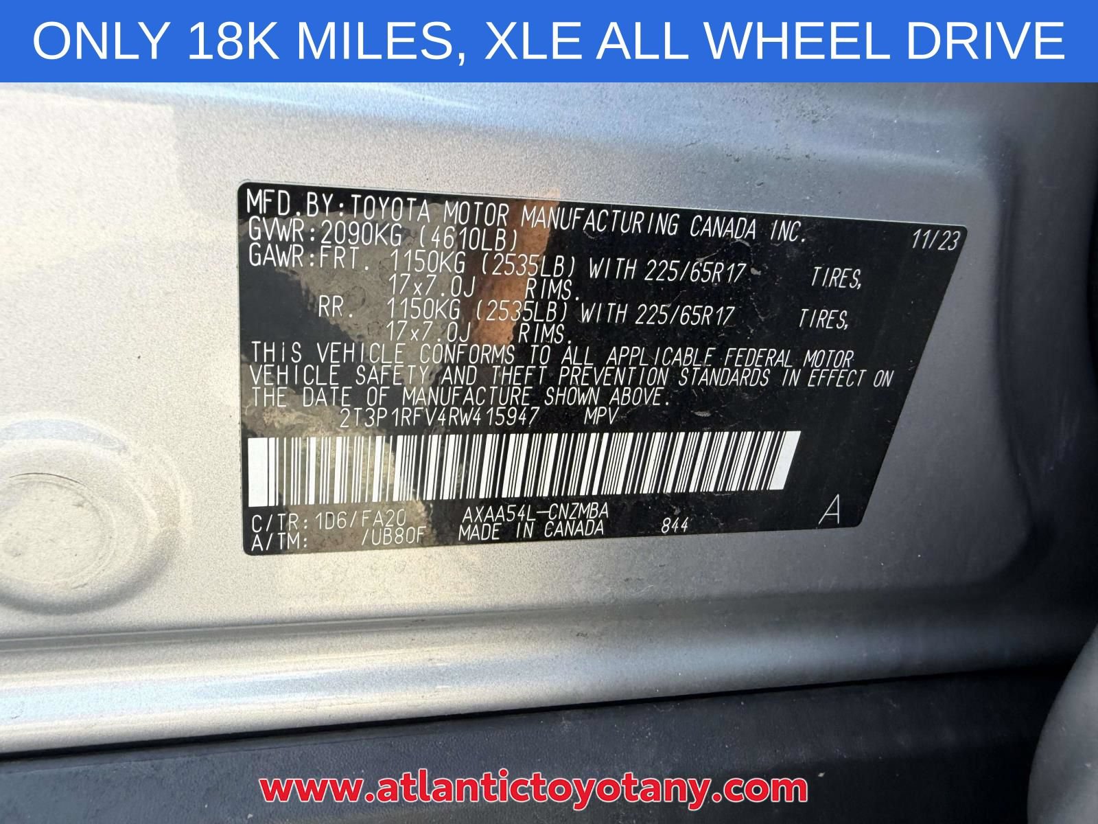 Used 2024 Toyota RAV4 XLE AWD/4WD image 28