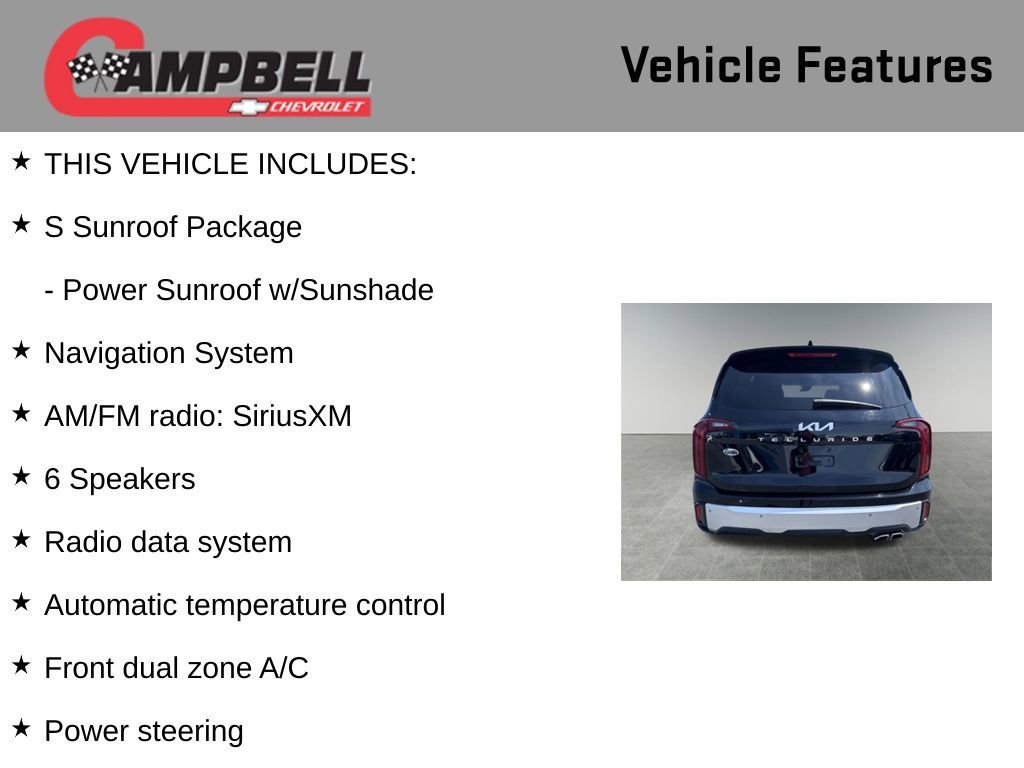 Used 2024 Kia Telluride S w/ S Sunroof Package image 5