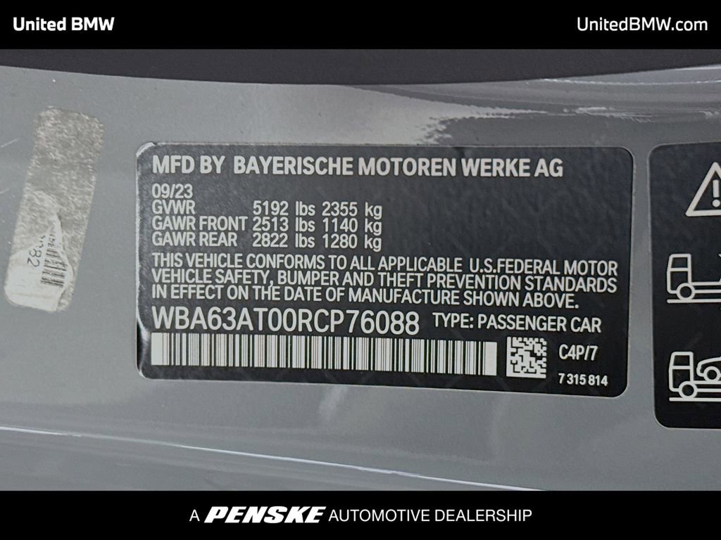 Used 2024 BMW 440i xDrive Convertible w/ M Carbon Exterior Package AWD/4WD image 14