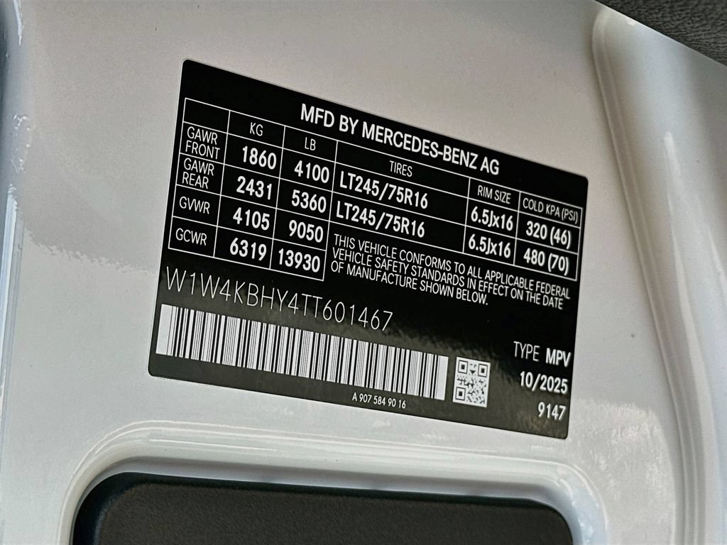 New 2026 Mercedes-Benz Sprinter 2500 image 32
