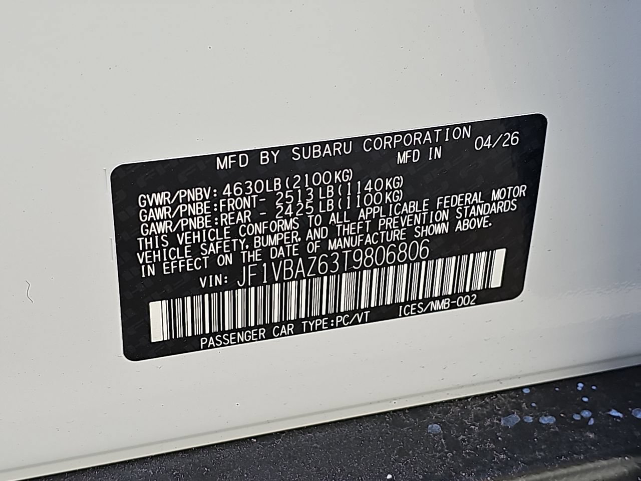 New 2026 Subaru WRX tS AWD/4WD image 37
