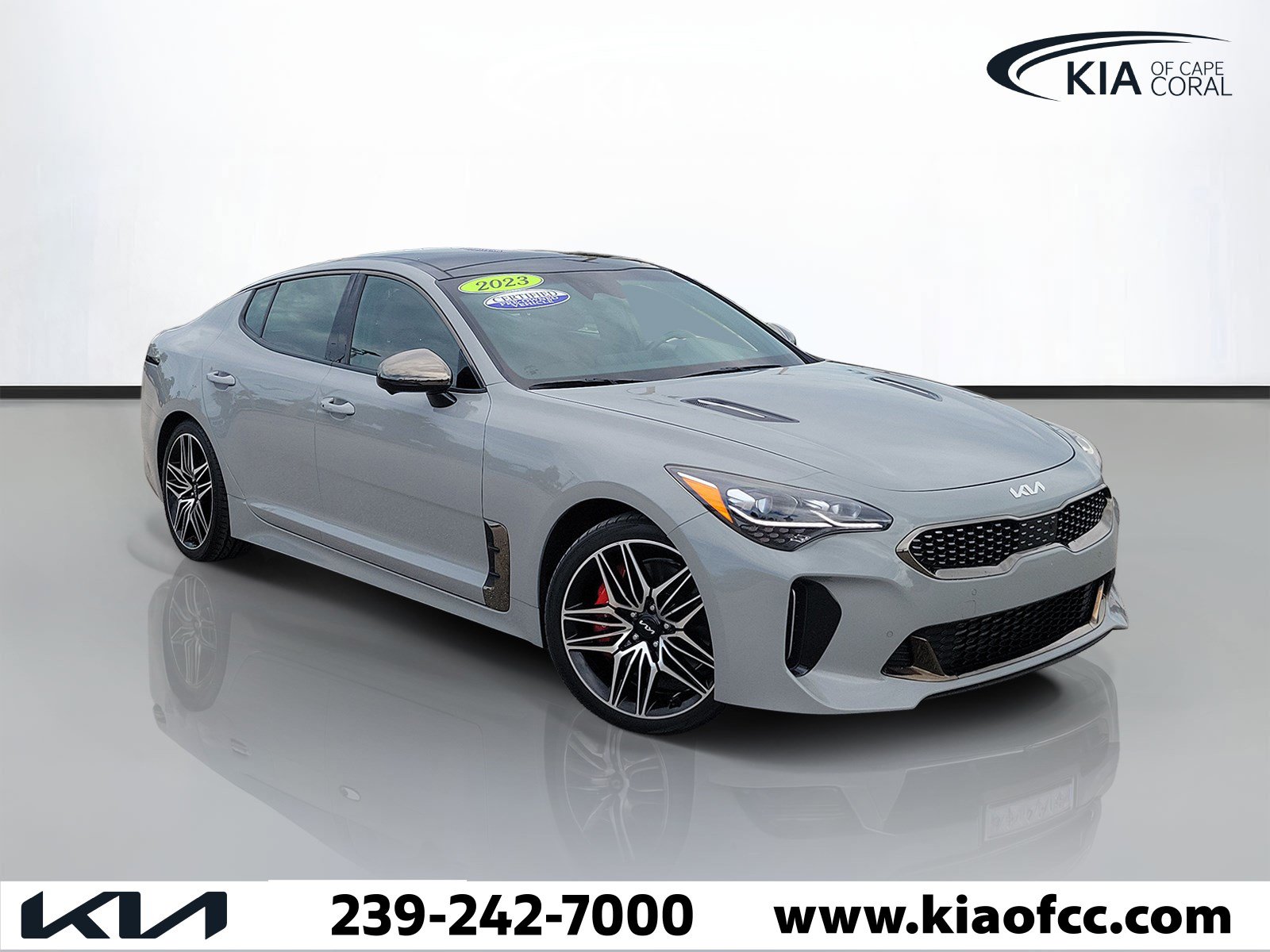 Used 2023 Kia Stinger GT2 w/ Red Interior Color Package AWD/4WD image 1