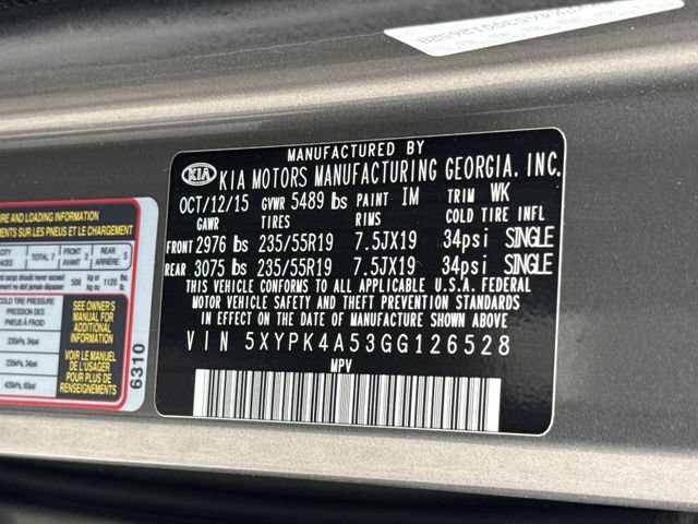Used 2016 Kia Sorento SX FWD image 52