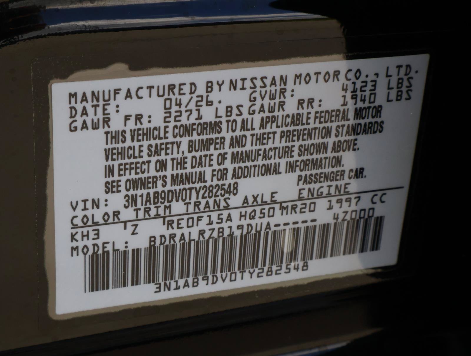 Used 2026 Nissan Sentra SR w/ Floor Mat Package FWD image 20