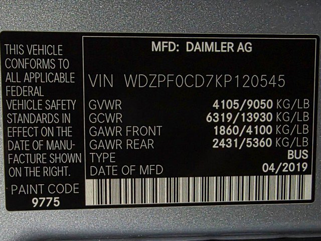 Used 2019 Mercedes-Benz Sprinter 2500 image 33