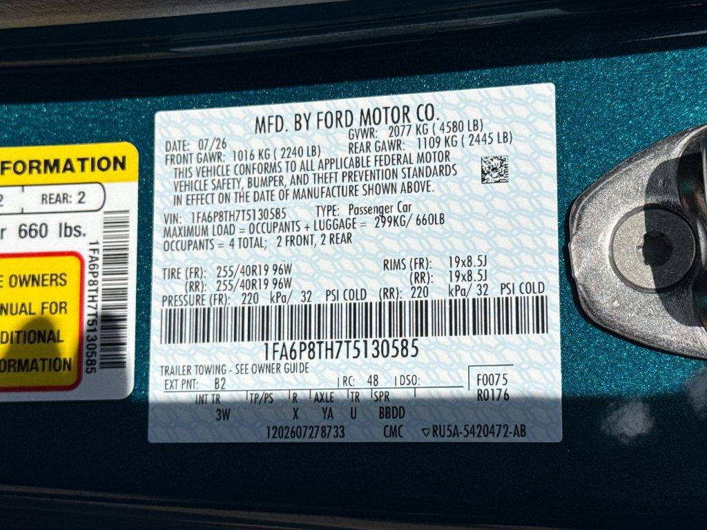 New 2026 Ford Mustang Premium RWD image 20