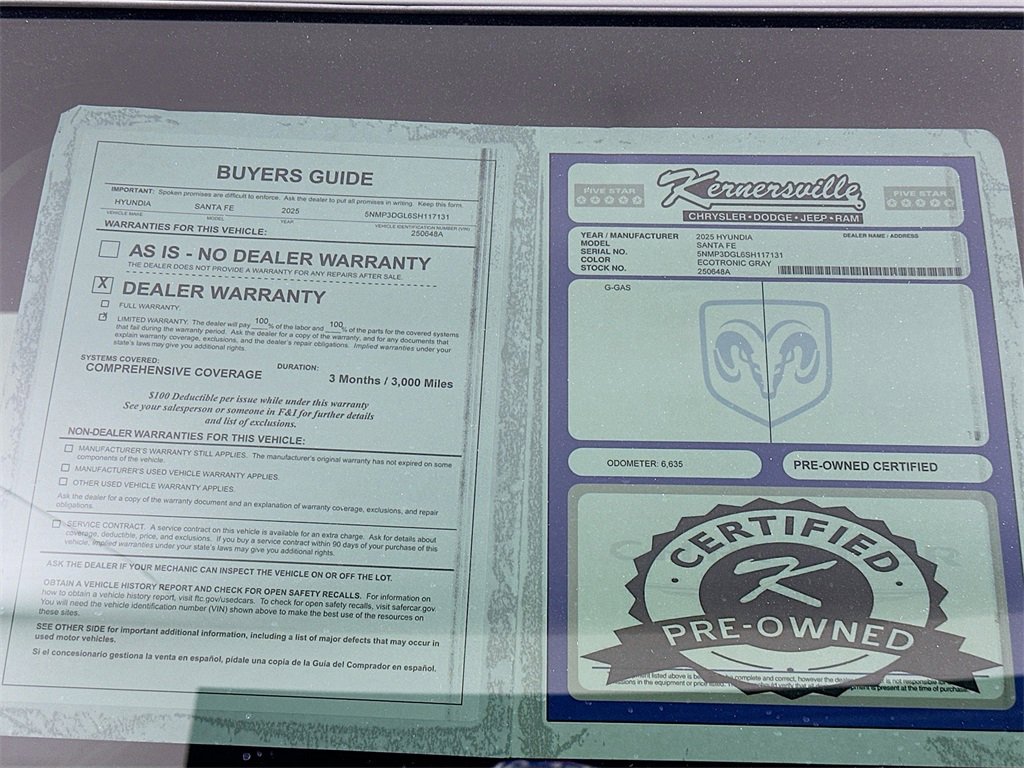 Used 2025 Hyundai Santa Fe XRT image 38
