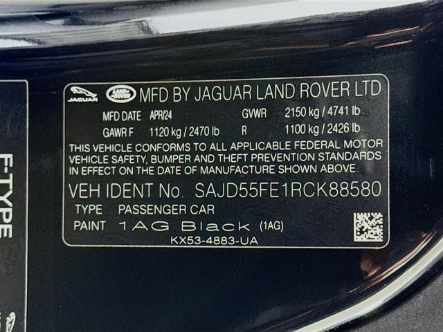 New 2024 Jaguar F-TYPE R image 27