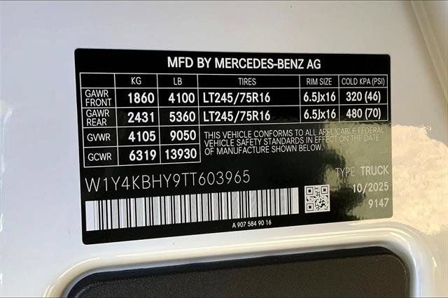 New 2026 Mercedes-Benz Sprinter 144 Cargo image 35