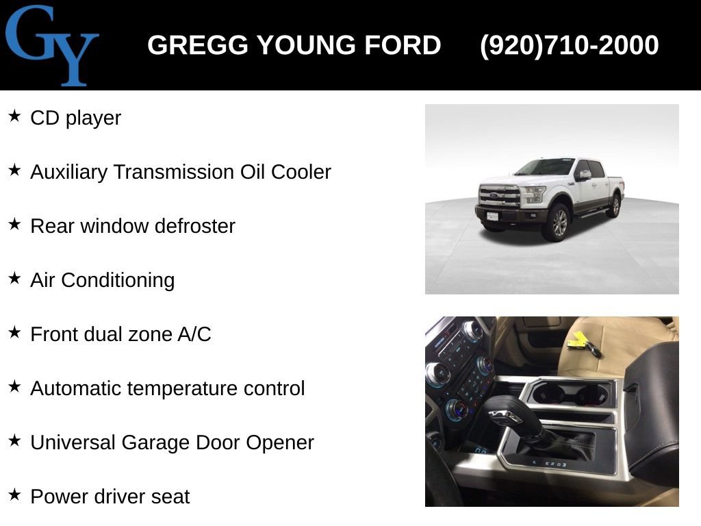 Used 2017 Ford F150 Lariat w/ Equipment Group 502A Luxury image 37