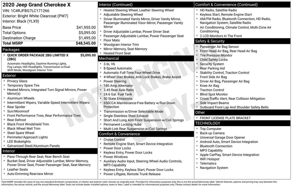 Used 2020 Jeep Grand Cherokee Limited X image 21