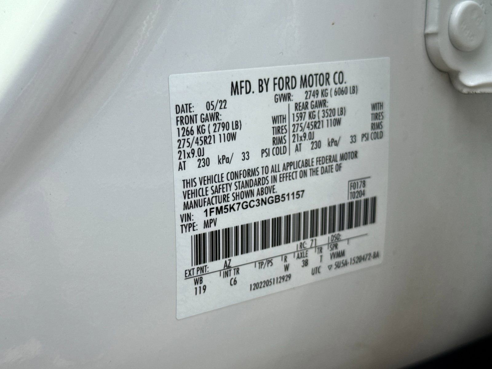 Used 2022 Ford Explorer ST w/ Equipment Group 401A image 41