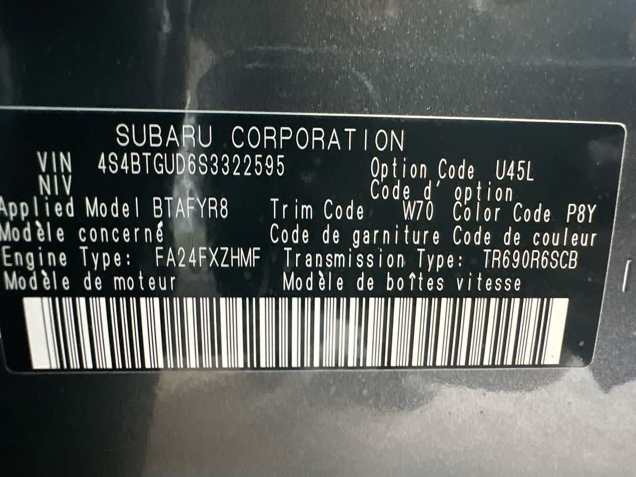 Certified 2025 Subaru Outback Wilderness AWD/4WD image 29