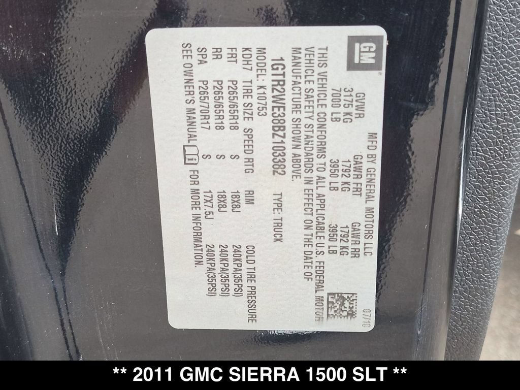 Used 2011 GMC Sierra 1500 SLT w/ All-Terrain Package AWD/4WD image 26