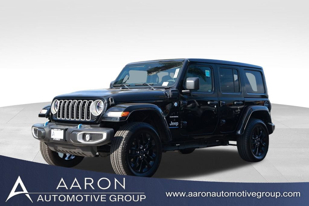 Used 2024 Jeep Wrangler Unlimited Sahara w/ Technology Group AWD/4WD image 1